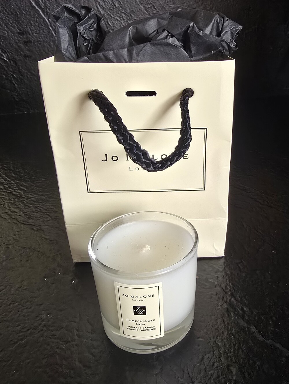 Jo Malone NEW Pomegranate Noir Scented Candle. Travel Size With Gift Bag